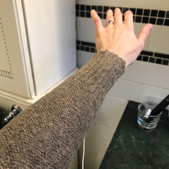 Cute Free People alpaca/wool sweater - Picture 3 of 4